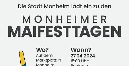 Maifest 2024 - Stadt Monheim