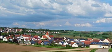 Nördlicher Riesrand mit Herblingen und Hochaltingen