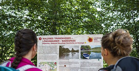 Starttafel Sagenweg am Waldsee